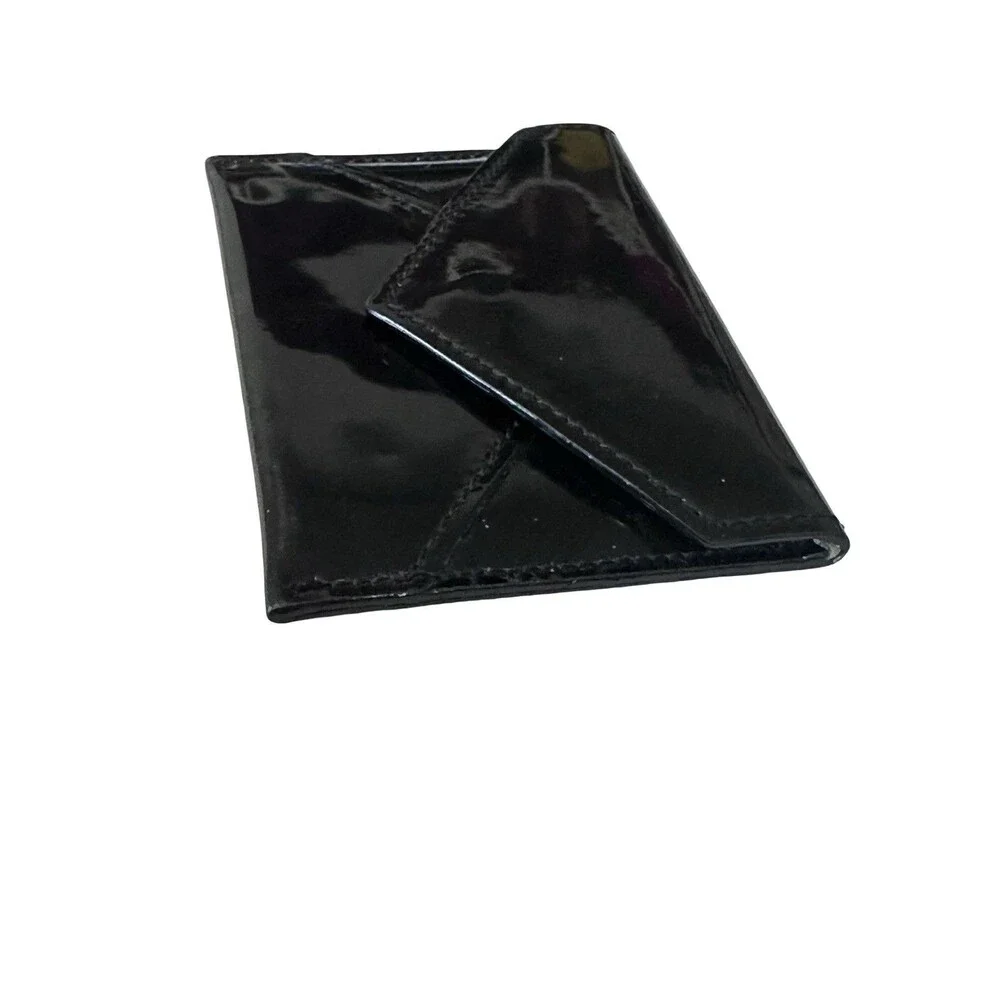 Tiffany & Co. Black Patent Leather Envelope Wallet